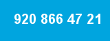 920 866 47 21 920 866 47 21